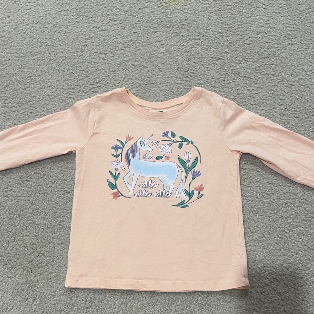 Tea Kids Long Sleeve Shirt with Unicorn Design size 3T